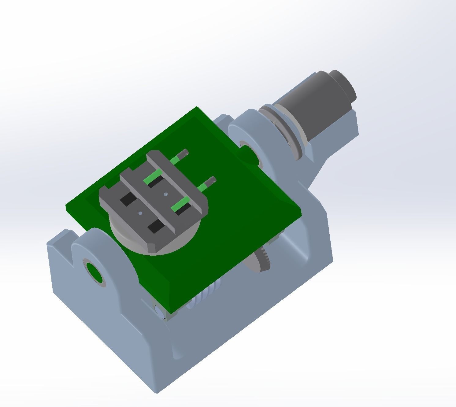 Biaxial angular rotation mechanism 3D model | CGTrader