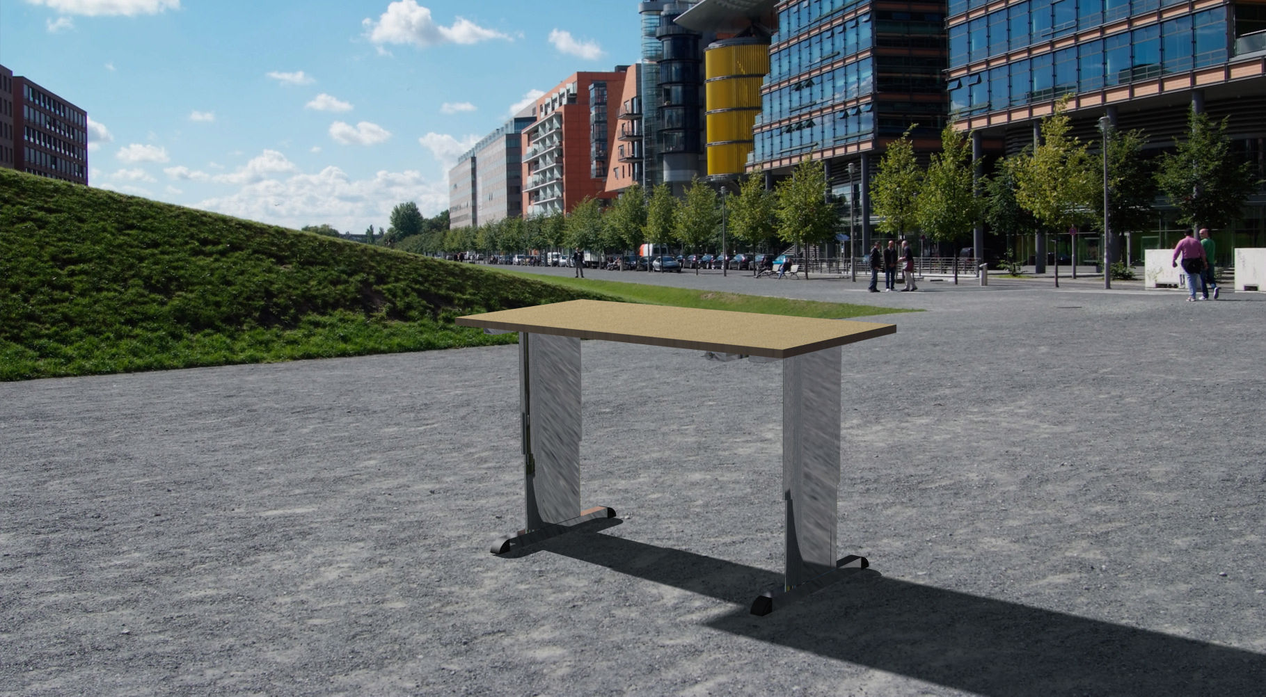Table sovella simple workbench Free 3D model