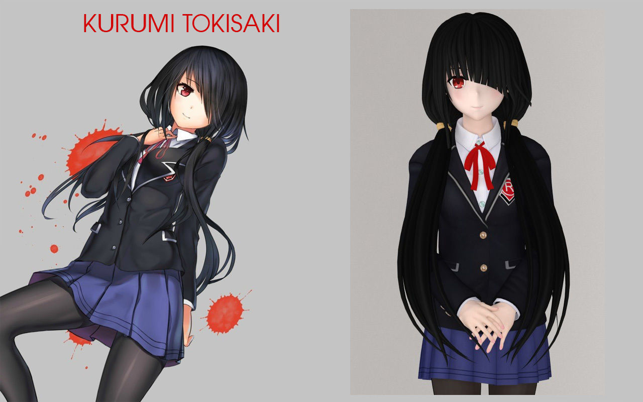 Anime girls collection 3D model_21