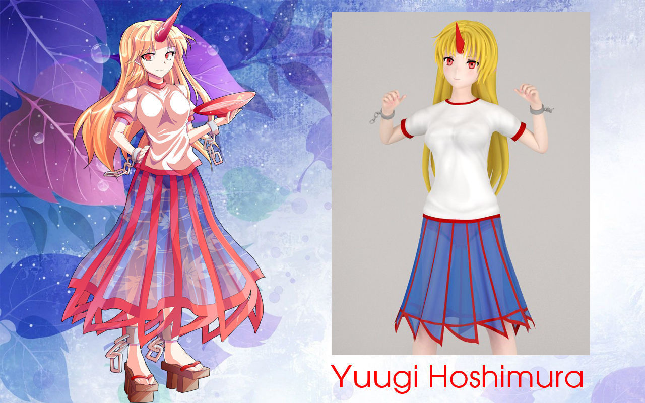 Anime girls collection 3D model_20