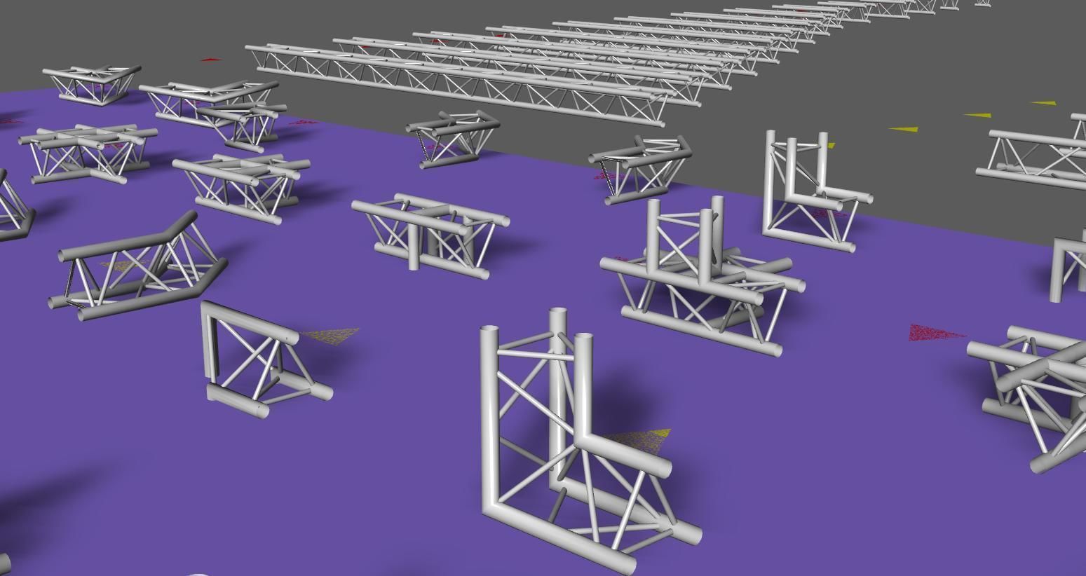 Prolyte H30D trusses 3D model | CGTrader