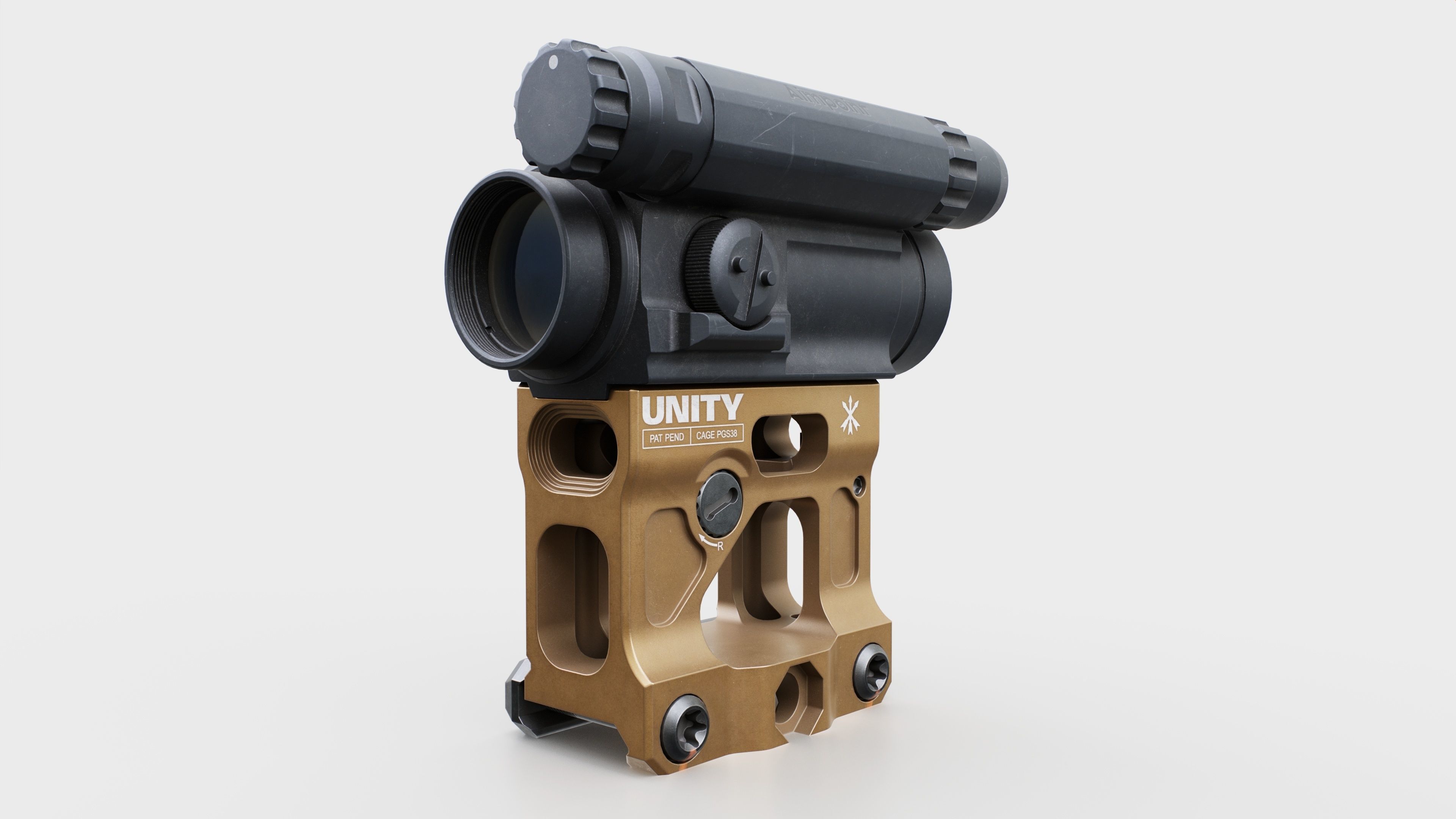 3D model Aimpoint CompM5 Red Dot Sight VR / AR / low-poly | CGTrader