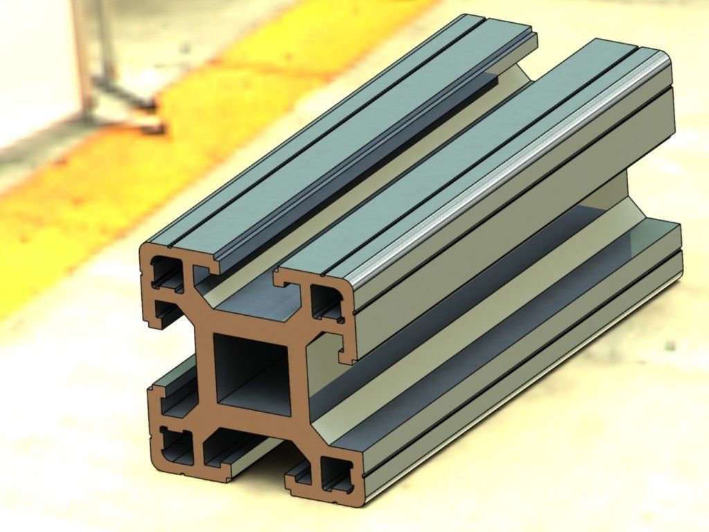 3D model Aluminum beam CGTrader