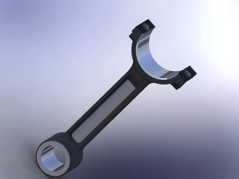 Connecting rod 3D model CGTrader