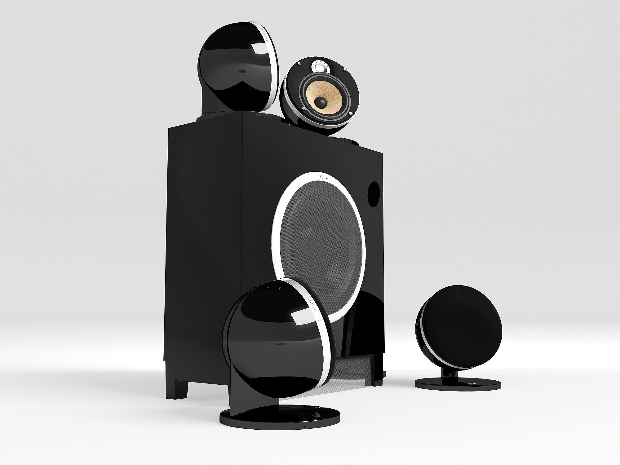 FocalJMLab Pack Dome Flax 3D model CGTrader