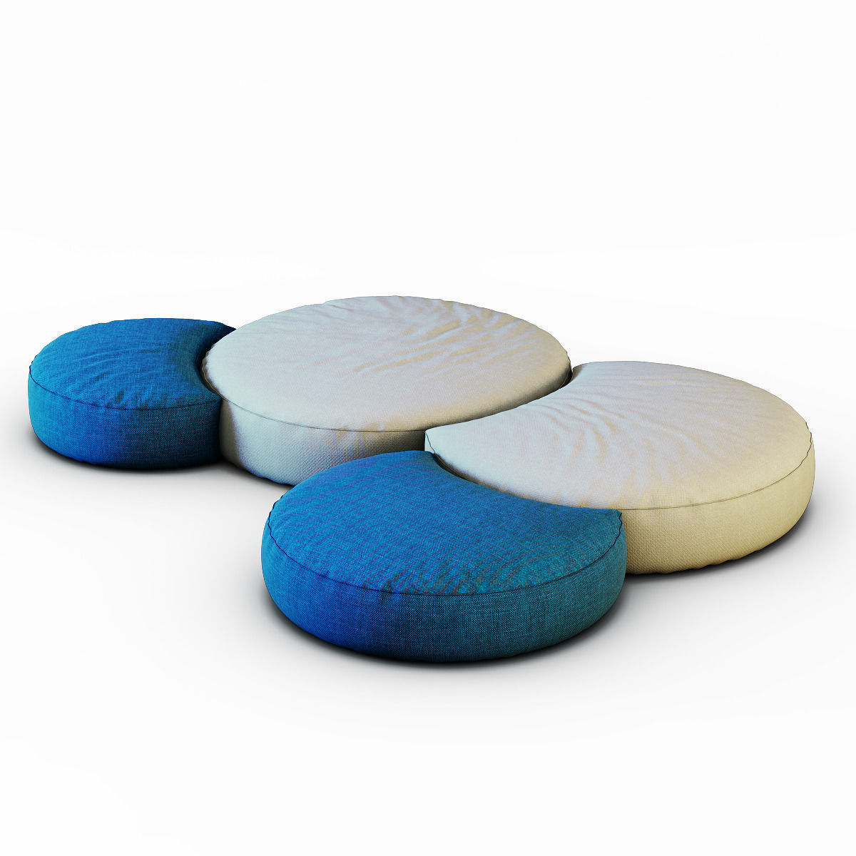 Collection different types poufs for your projects 95 models CGTrader