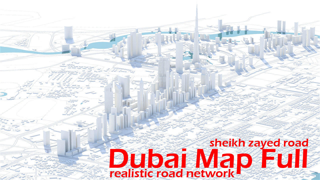 Dubai Skyline - sheikh zayed road