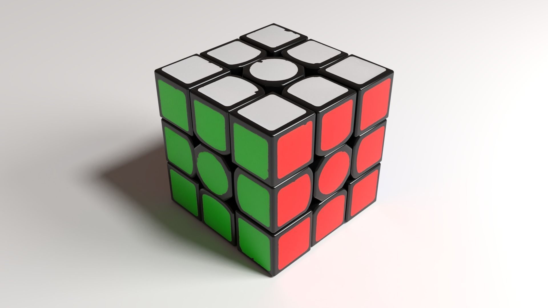 Magic cube puzzle 3d model cgtrader