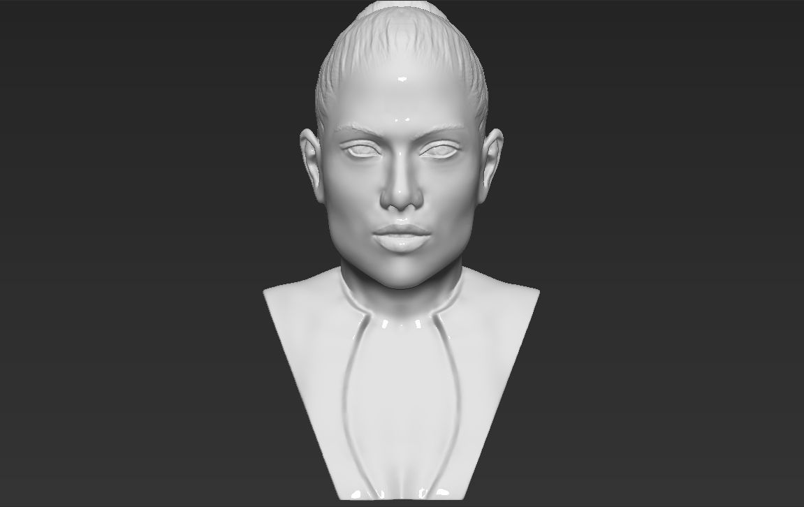 Jennifer Lopez bust 3D printing ready stl obj formats