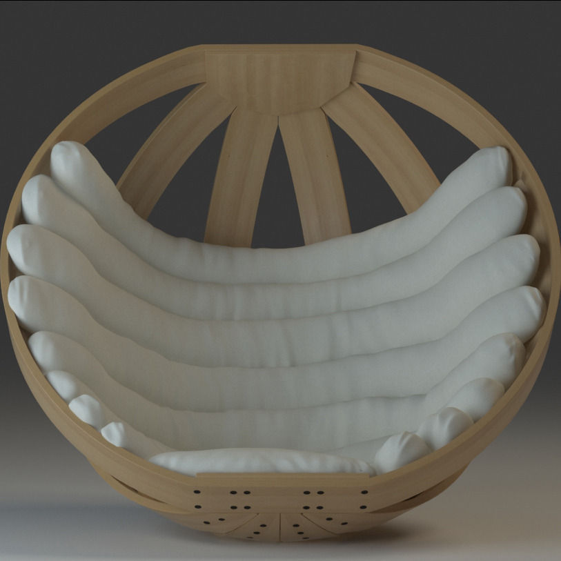 Cradle Chair 3D model