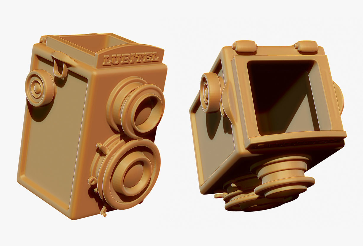 Camera Pen Holder 3D Print Model