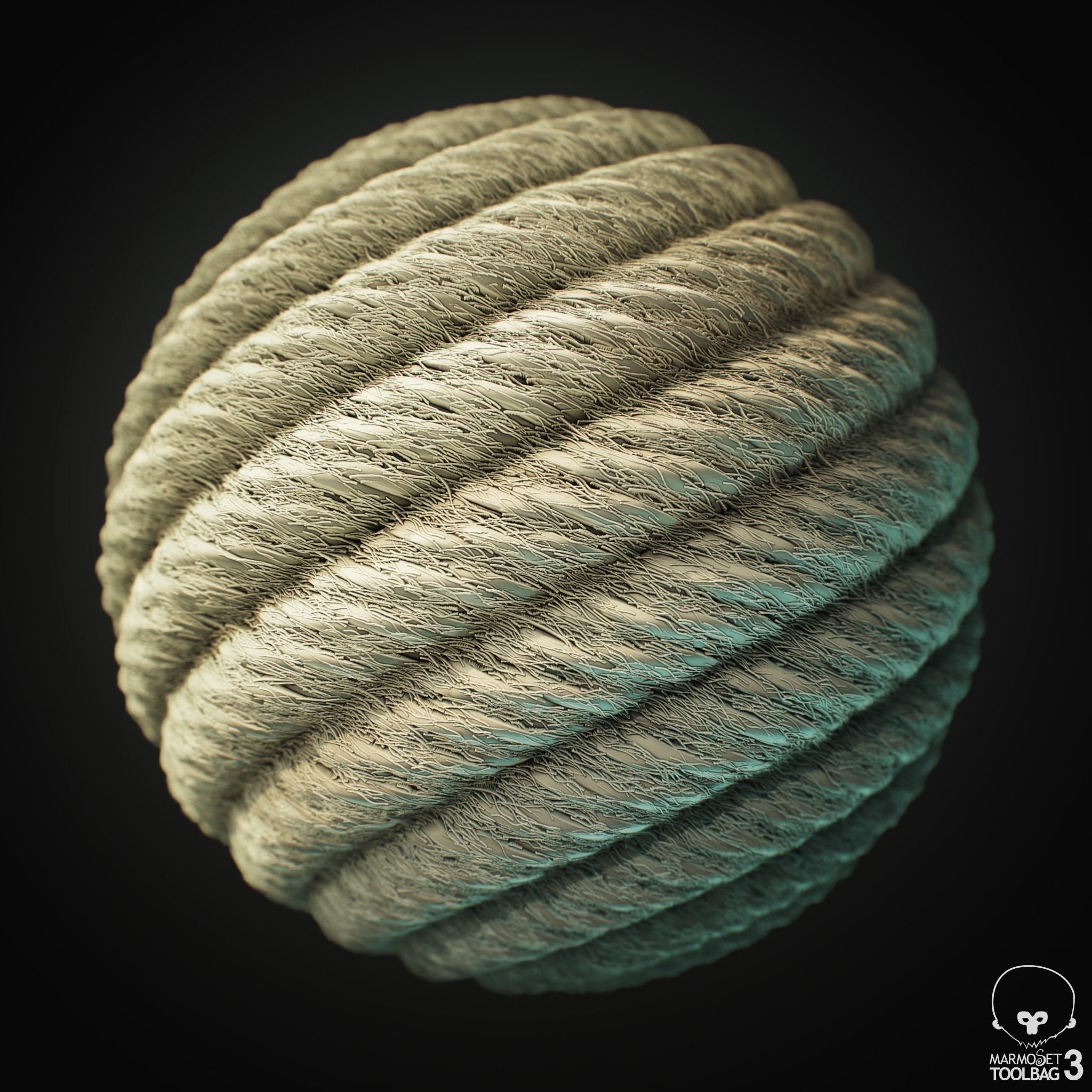 Rope Tileable PBR Material free Texture | CGTrader