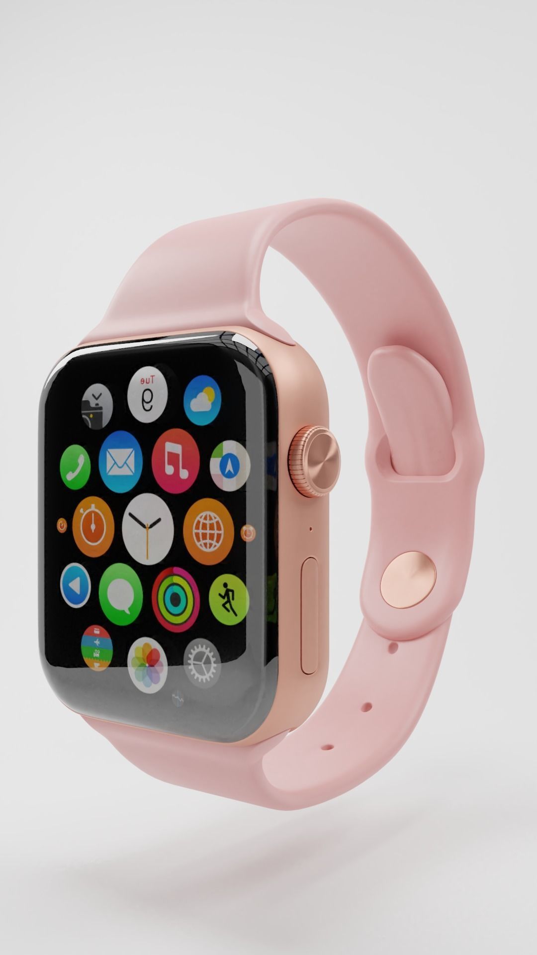 3D model apple smart watch model VR / AR / lowpoly CGTrader