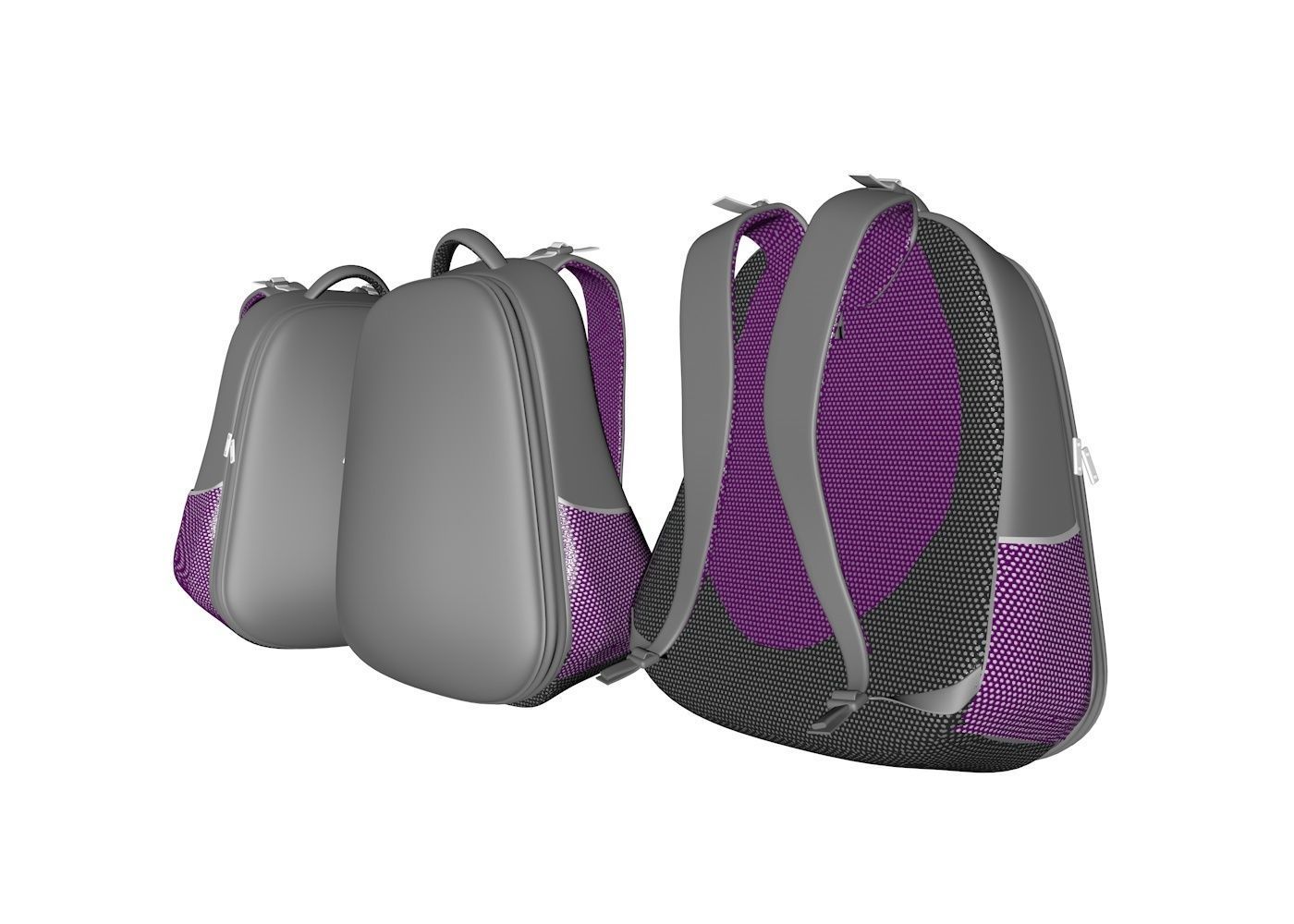 Backpak for branding 3D model