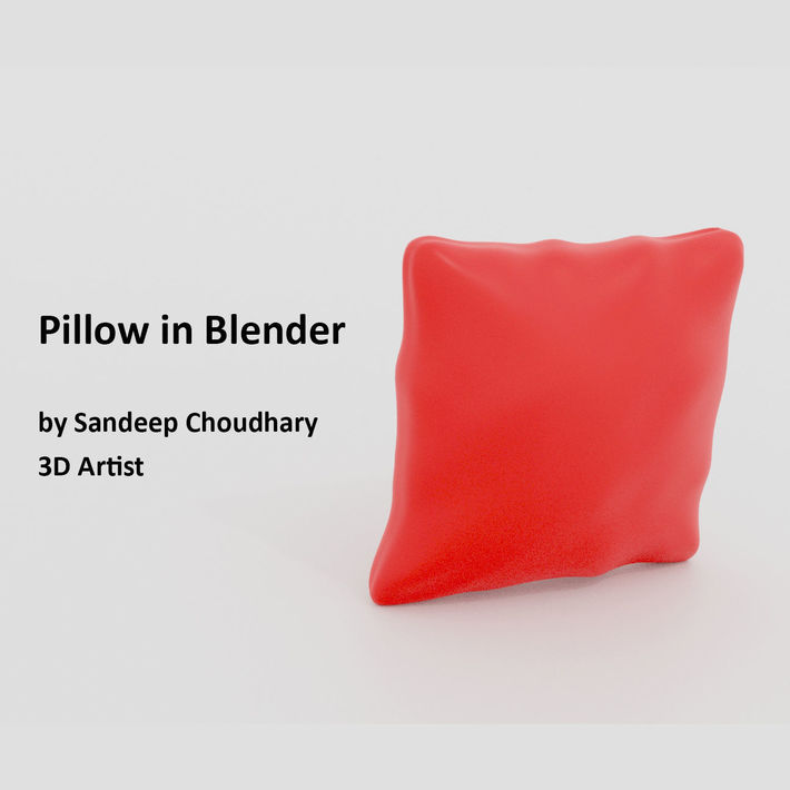 How to make Pillow in Blender?