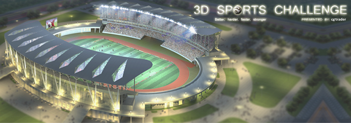 3D Sports Challenge: Kick In 3D Models To Score Great Trophies