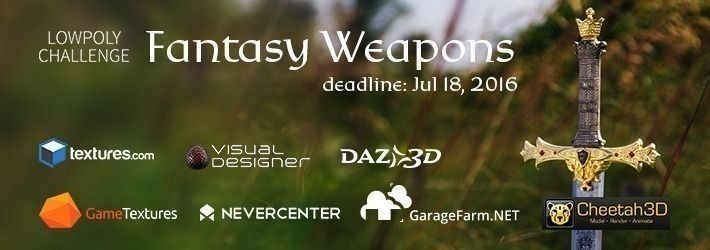 Low Poly Fantasy Weapon Challenge Winners Cleave Their Way To Victory!