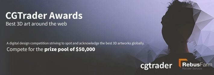 CGTrader Awards: Best 3D art around the web has come to its halfway