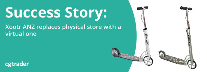 Xootr ANZ replaces physical store with a virtual one using Augmented Reality